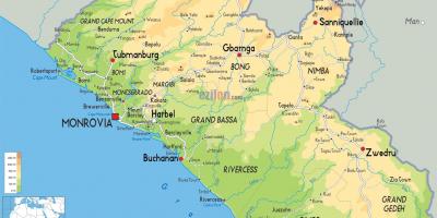 Nacrtati na karti Liberiji